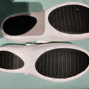 White grip bottom Crocs (official)